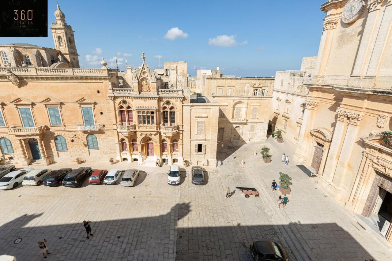 Palazzo 16Th Century Mdina, Opposite St Paul'S Cathedral By 360 Estates Lejlighed Eksteriør billede